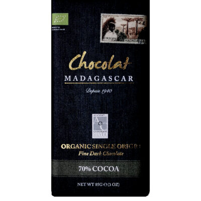 Chocolat Madagascar organic 70% cocoa Bio