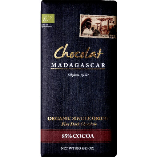 Chocolat Madagascar organic 85% cocoa Bio